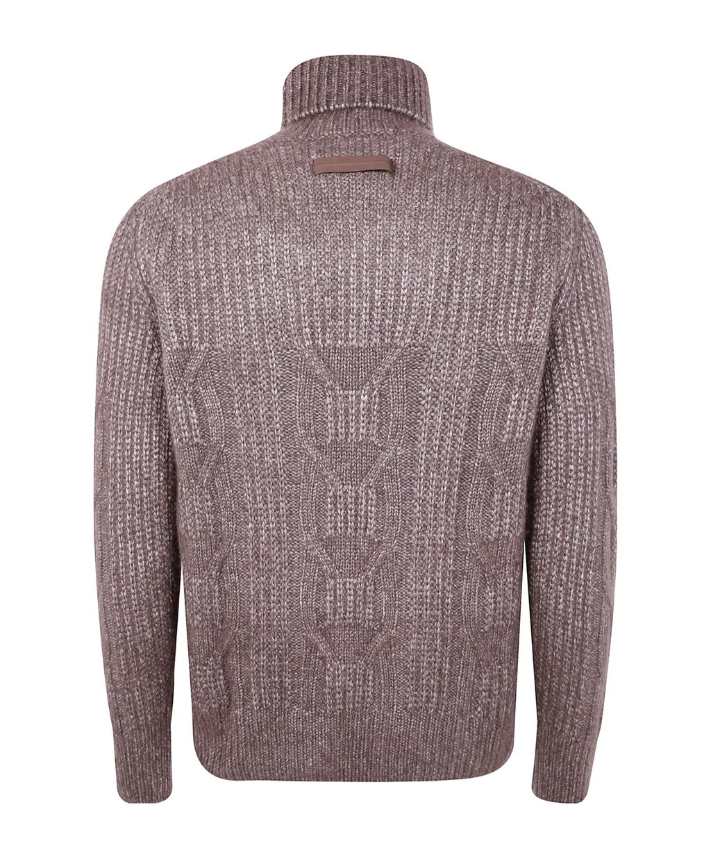 Zegna Turtle Neck Knitted Jumper