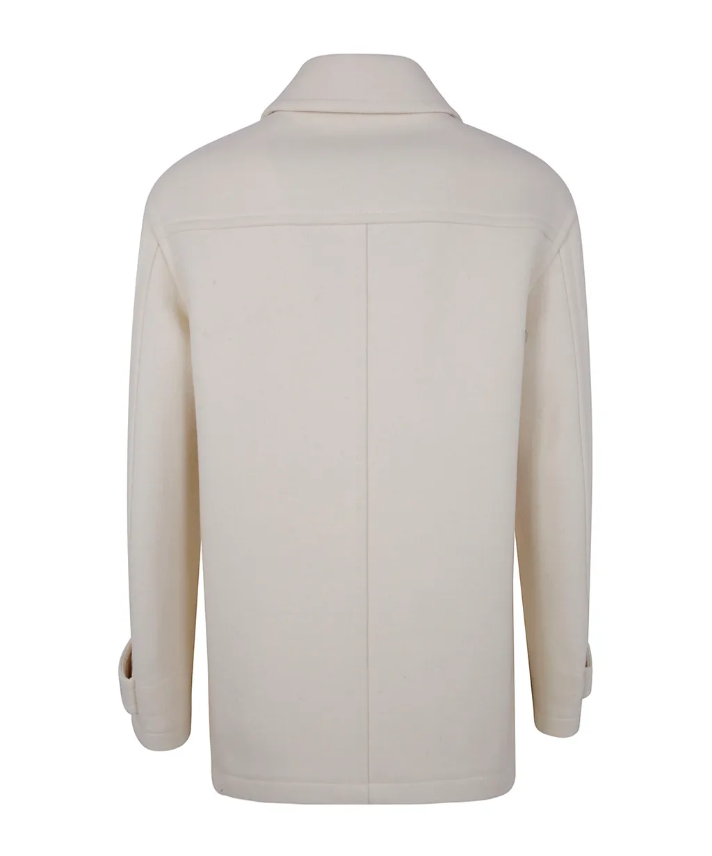 Long-Sleeved Lapel Coat