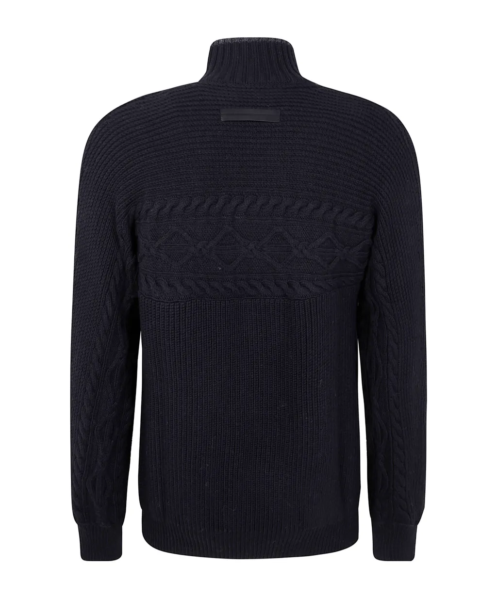 Zegna High Neck Knitted Jumper