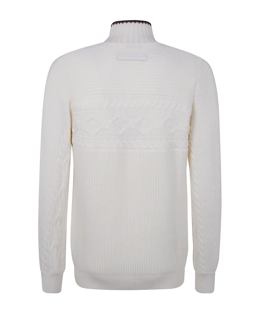 Zegna High Neck Knitted Jumper
