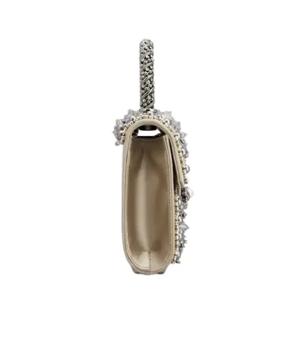 Jewel Efflorescence Mini Bag In Satin