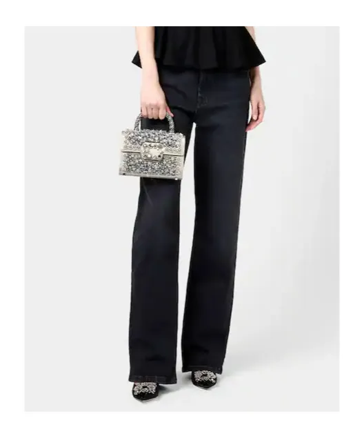 Jewel Efflorescence Mini Bag In Satin