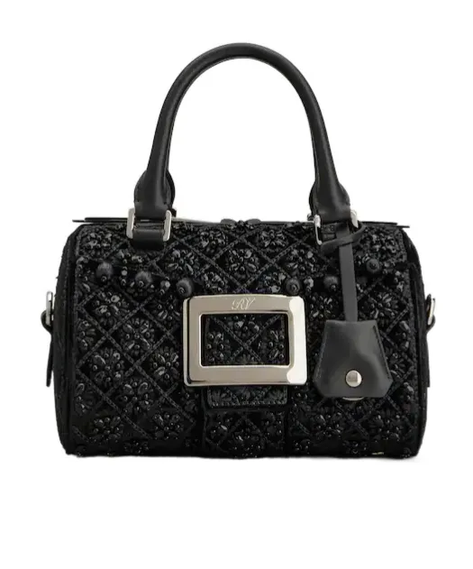 Belle Vivier Bag In Velvet