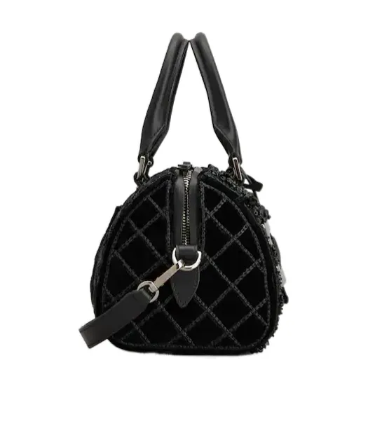 Belle Vivier Bag In Velvet