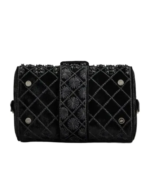 Belle Vivier Bag In Velvet
