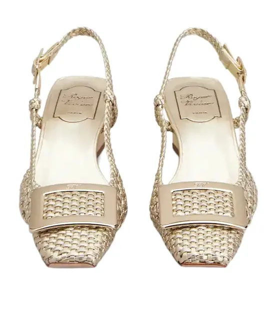 Belle Vivier Slingback Pumps In Leather