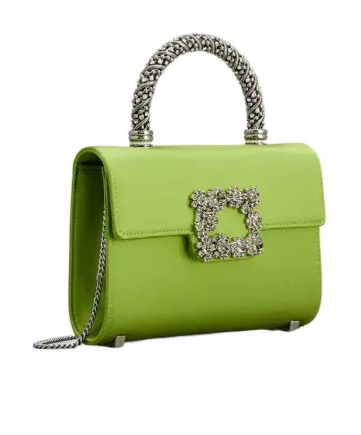 Jewel Efflorescence Mini Bag In Satin
