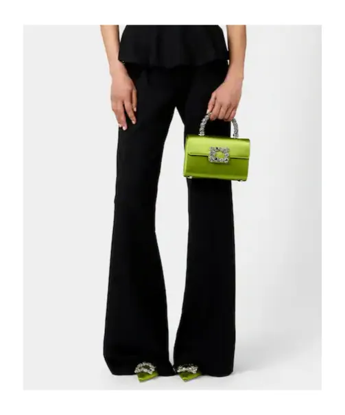 Jewel Efflorescence Mini Bag In Satin