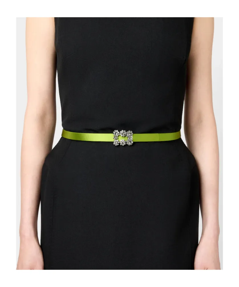 Efflorescence Belt In Satin