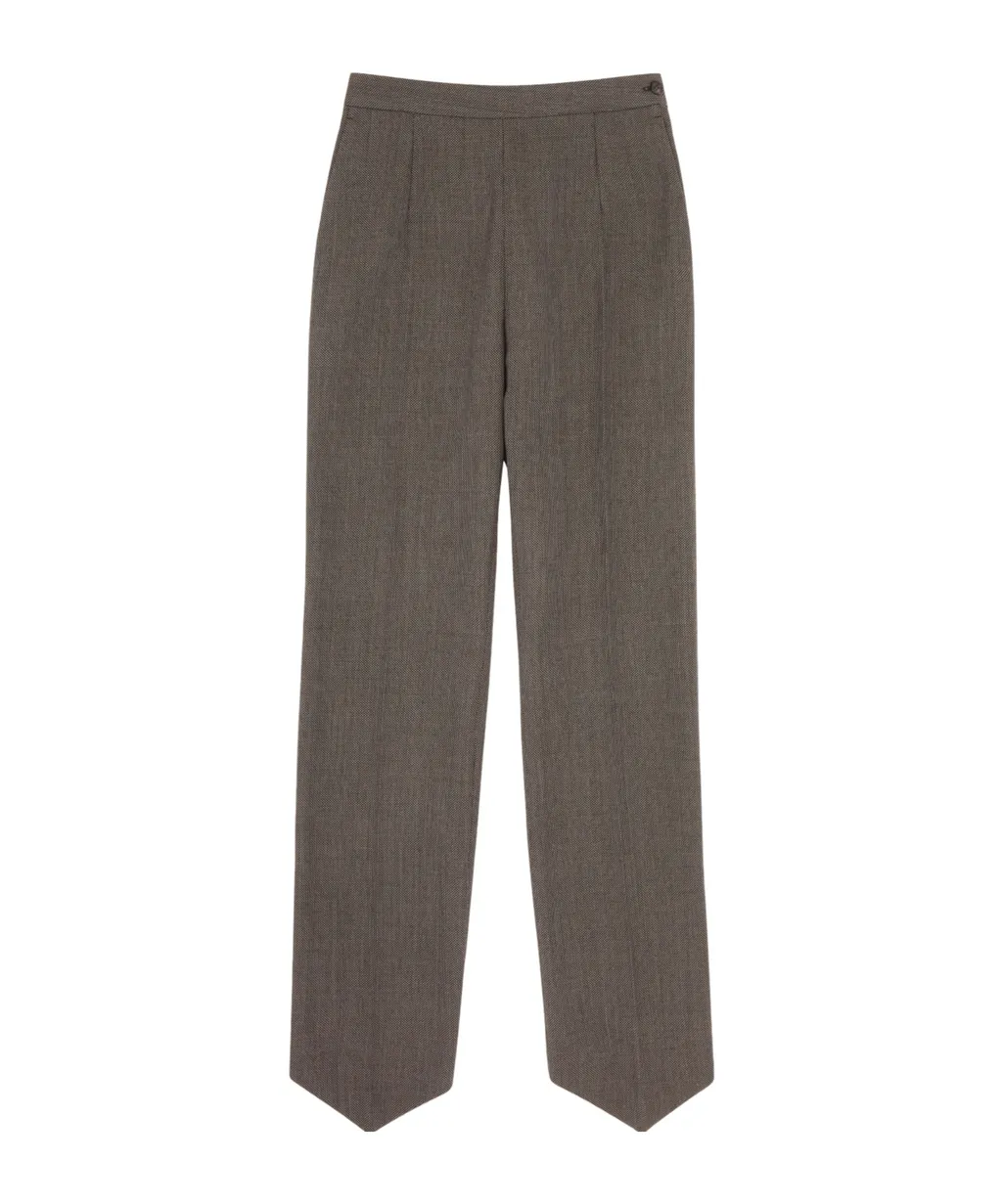 Mm6 Maison Margiela Light Tweed Tailored Trousers