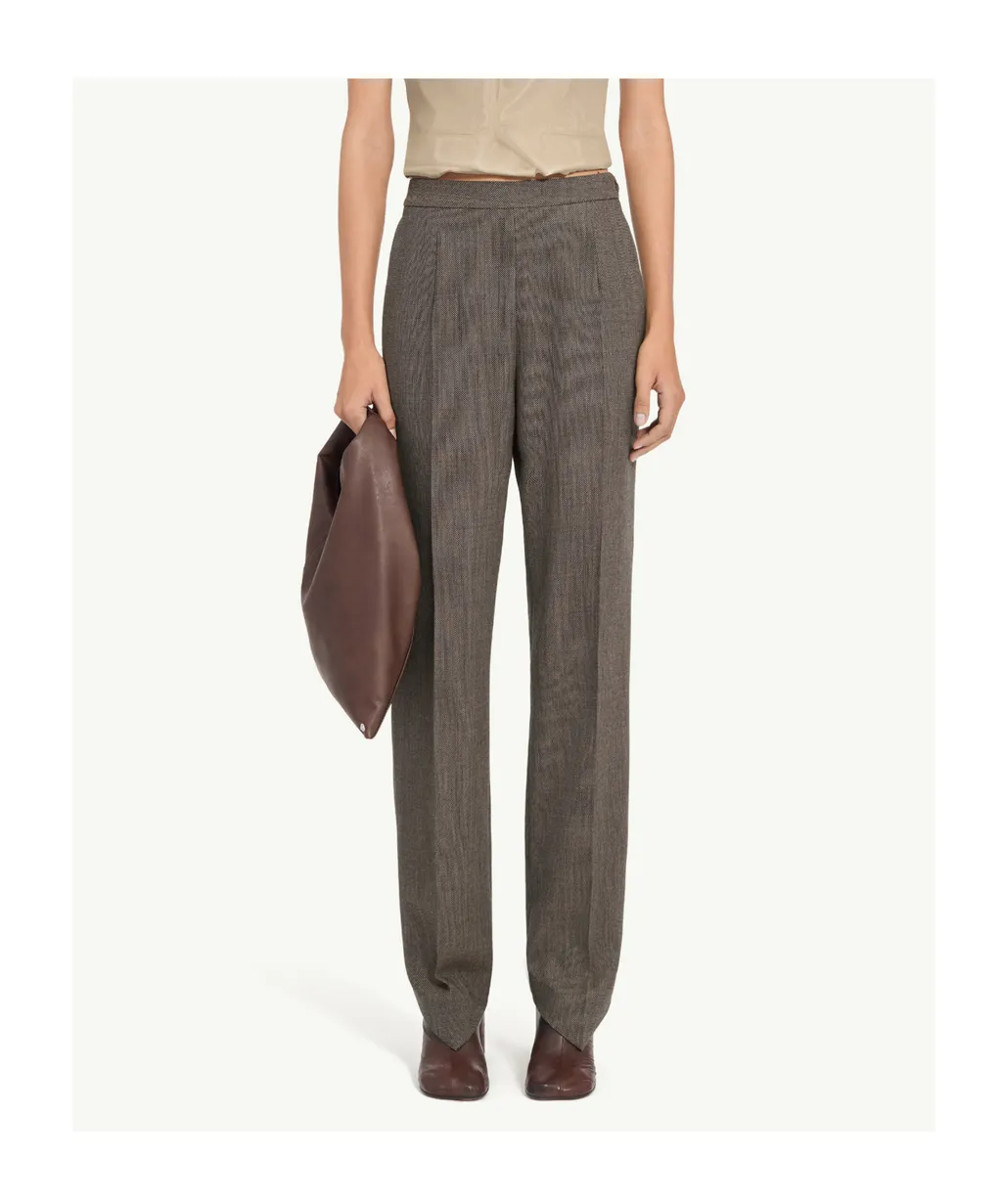 Mm6 Maison Margiela Light Tweed Tailored Trousers