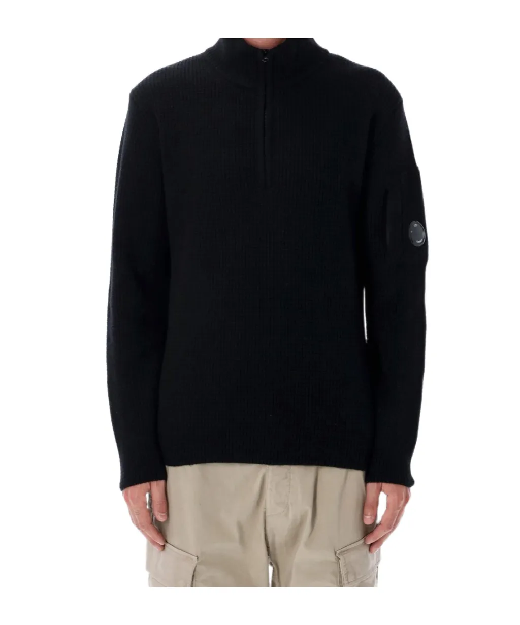 C.P. Company Lens Detail Zip Knitwear