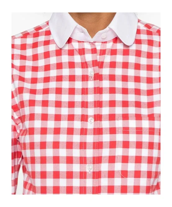 4 Bar Stripes Gingham Check Shirt