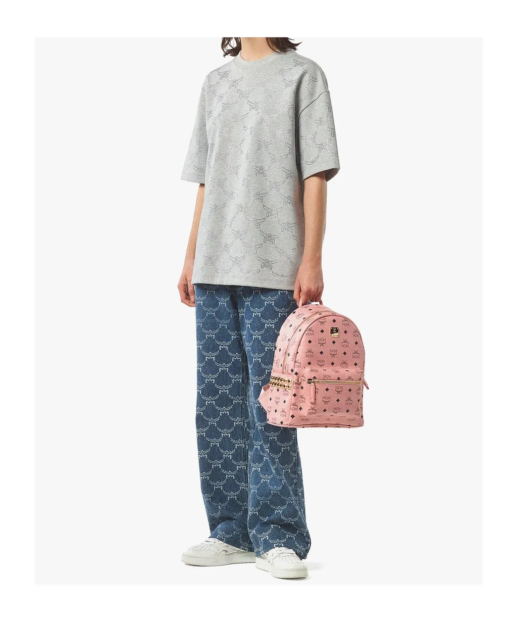Stark Side Studs Backpack In Visetos
