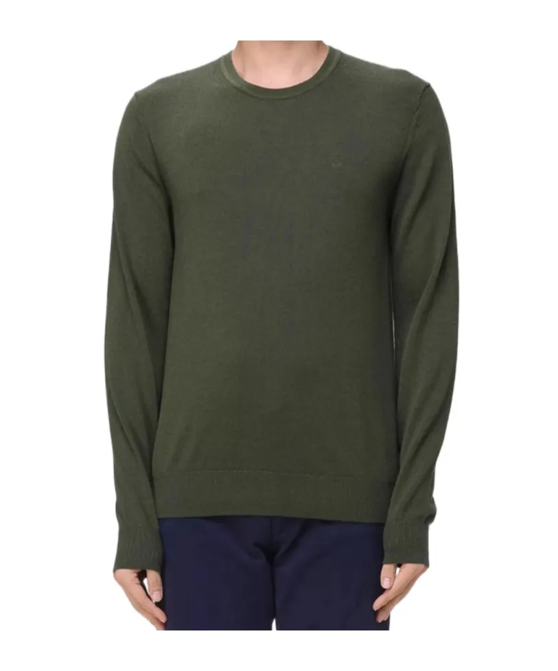 Embroidered Crew-Neck Sweater
