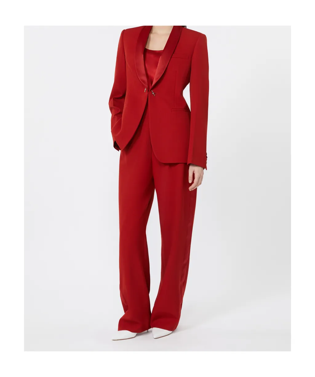 Gabardine Wool Trousers