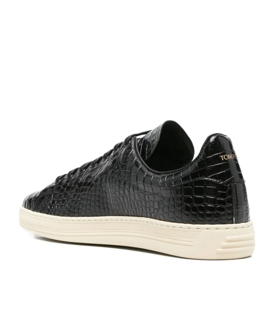 Tom Ford Embossed Low-Top Sneakers