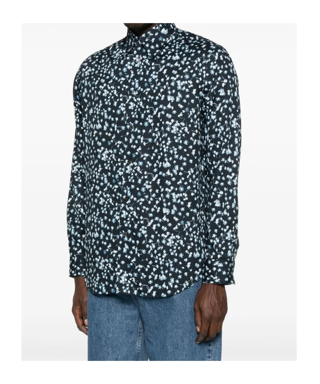 Floral-Print Shirt