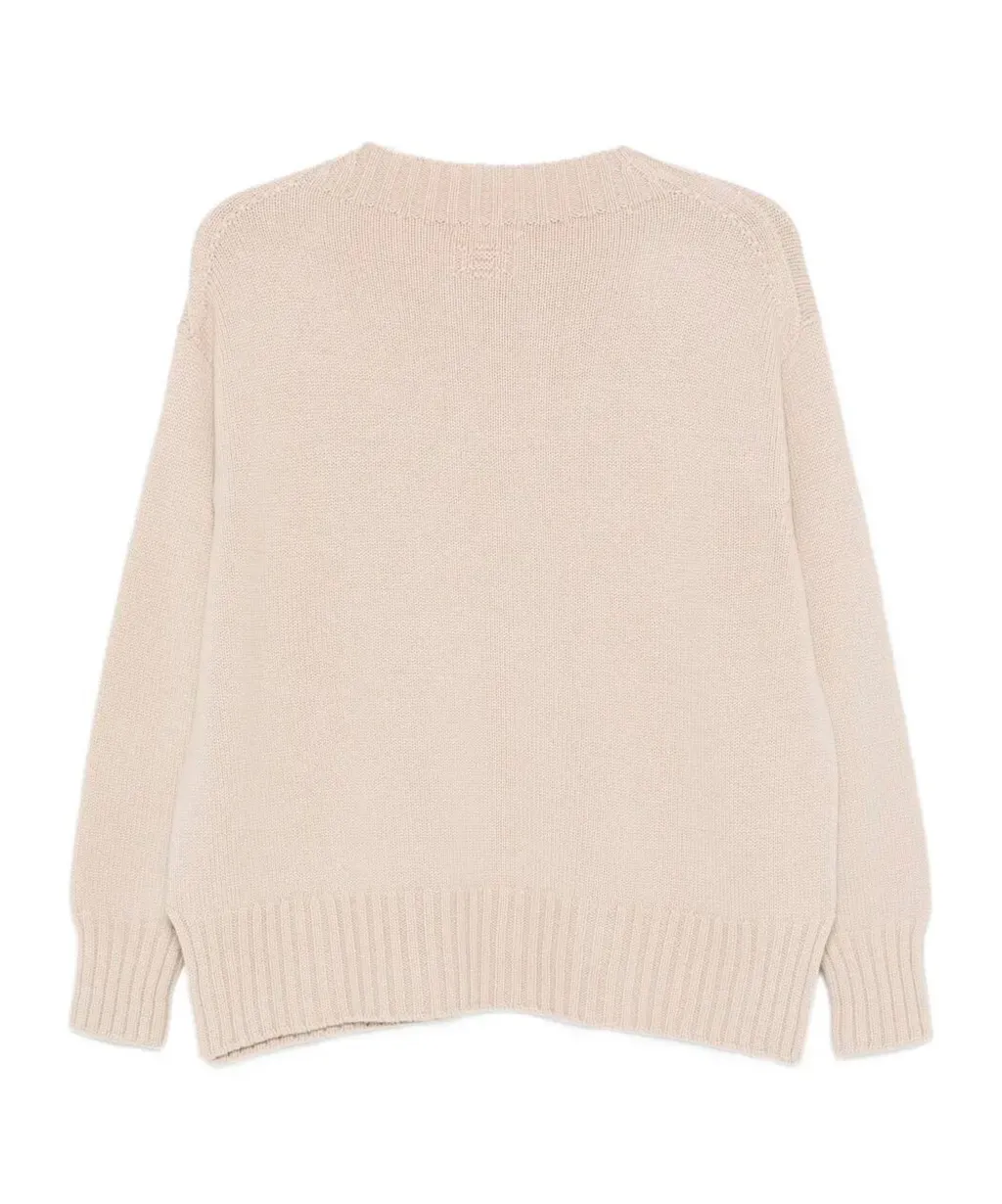 Round-Neck Wool Sweater