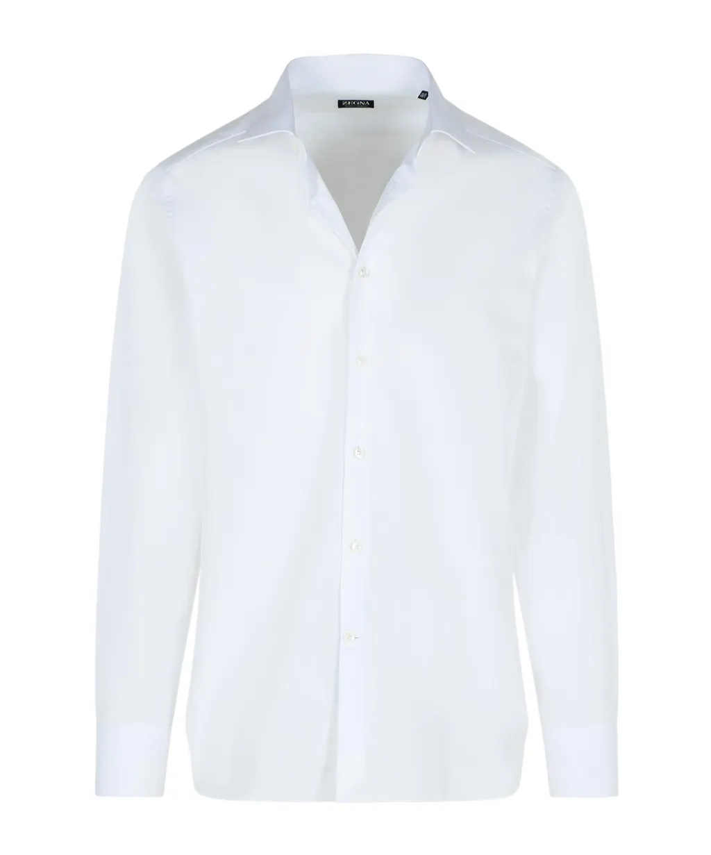 Zegna Long Sleeved Buttoned Shirt