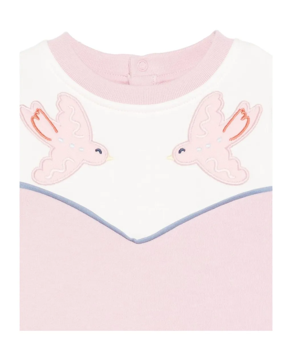 Bird-Appliqué Sweatshirt
