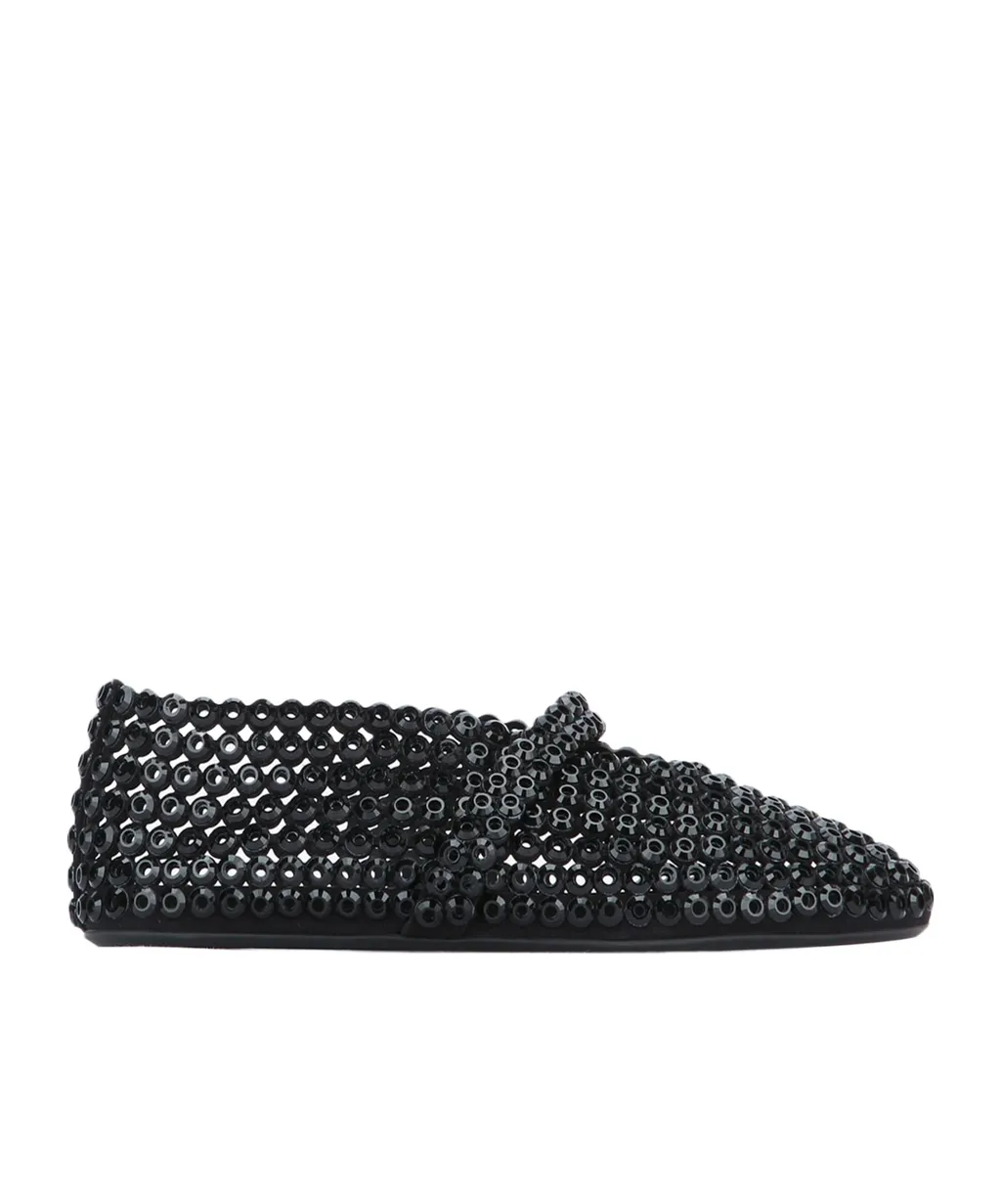 AlaÏA Embellished Ballet Flat Shoes