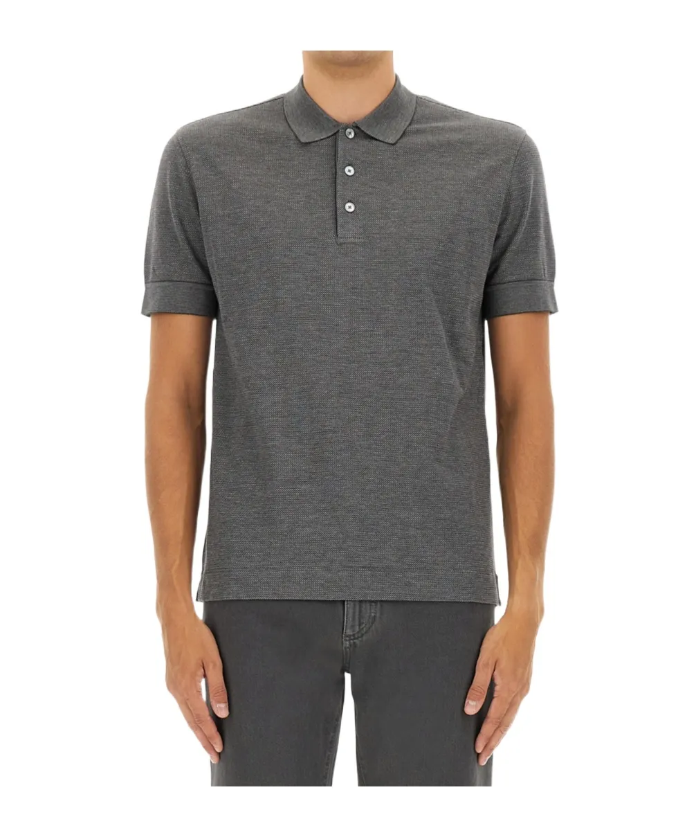 Zegna Short Sleeved Polo Shirt