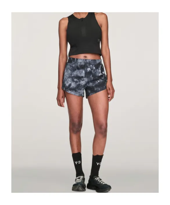 Y-3 Logo Printed Cropped Run Top