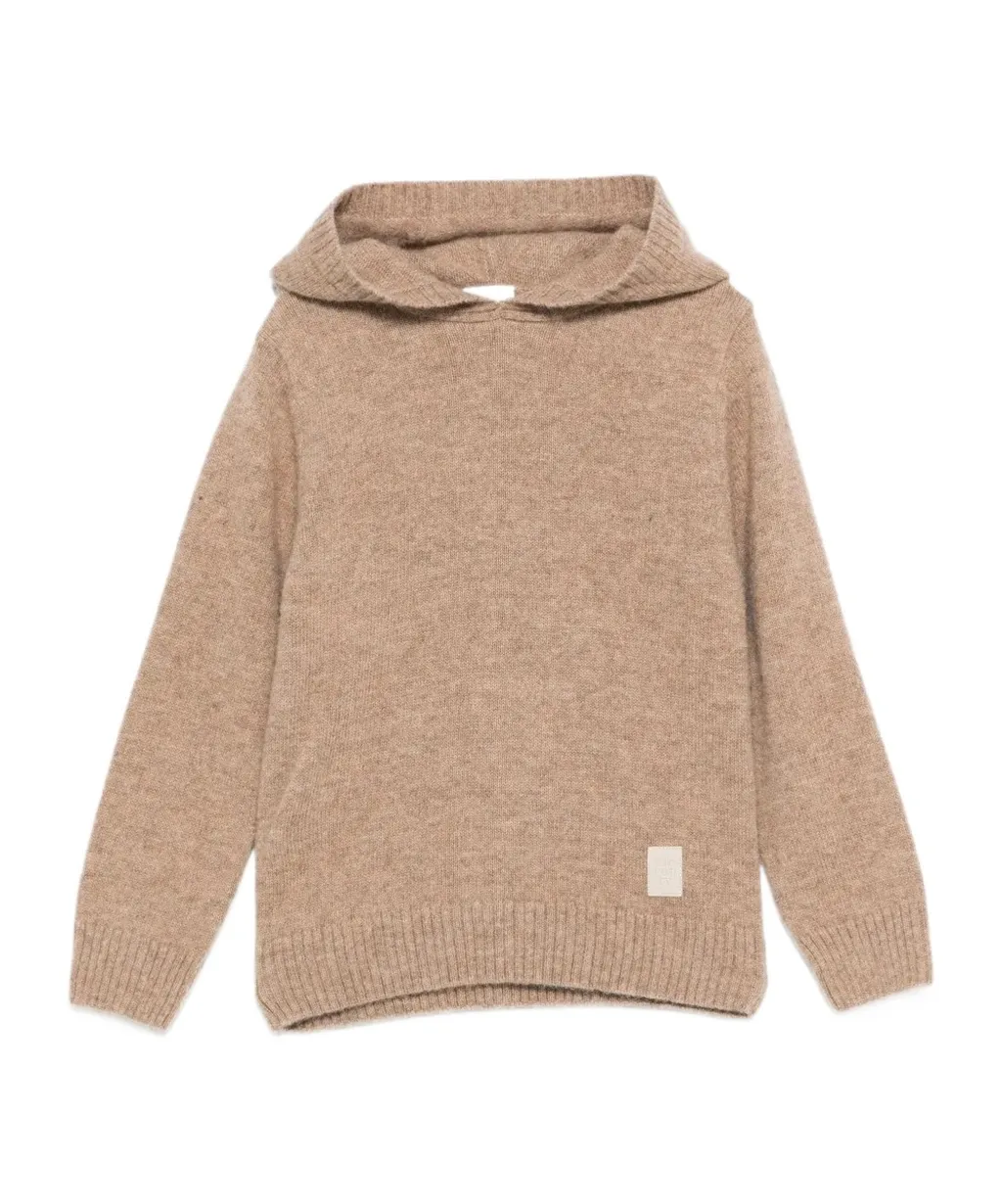 Hooded Wool Sweater