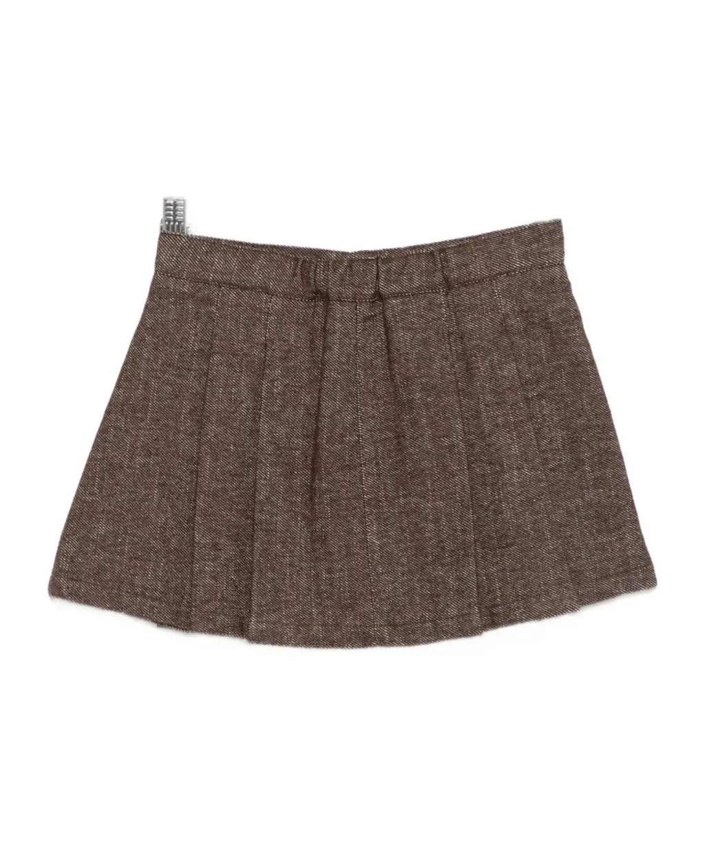 Pleated Mini Skirt