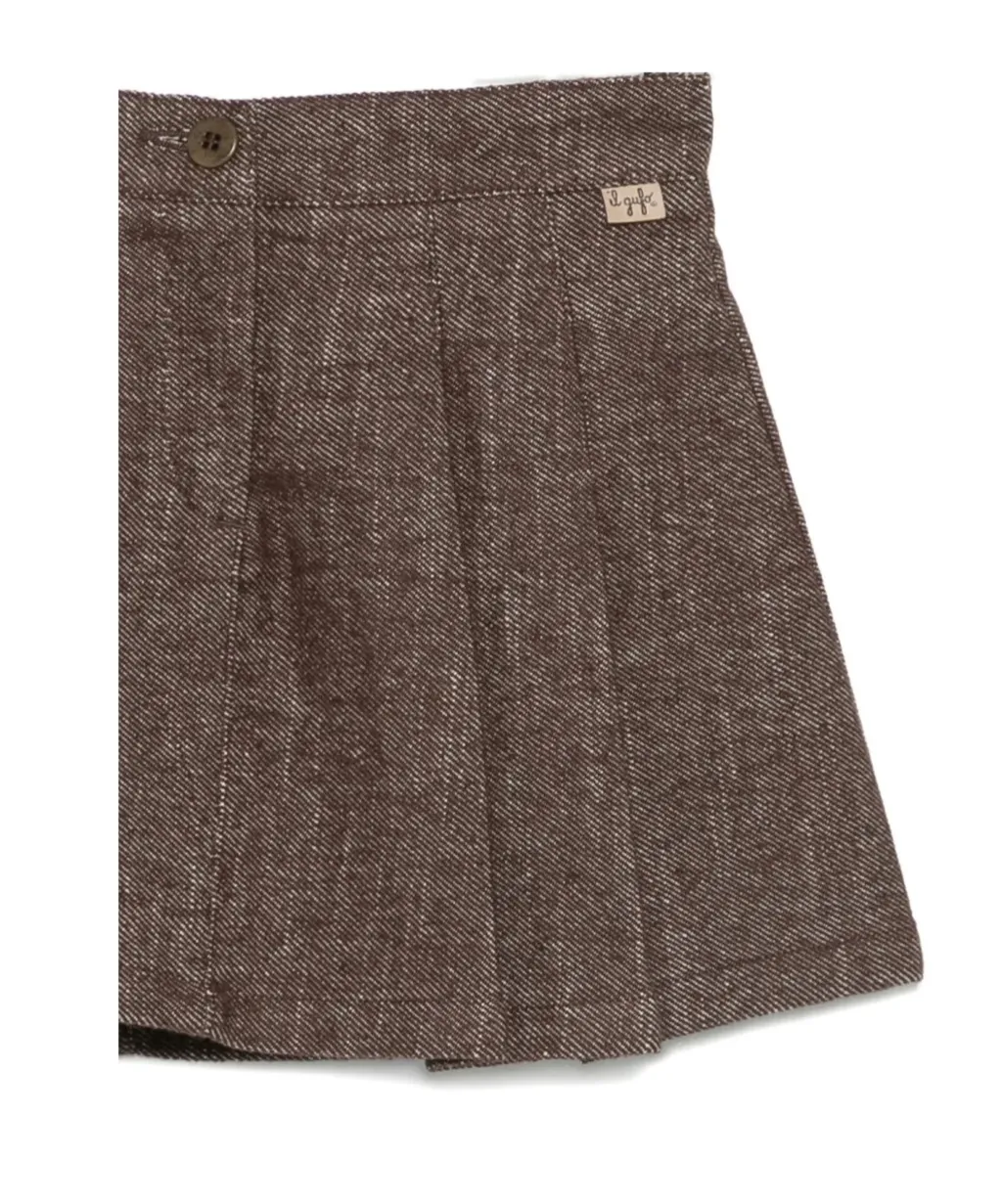Pleated Mini Skirt
