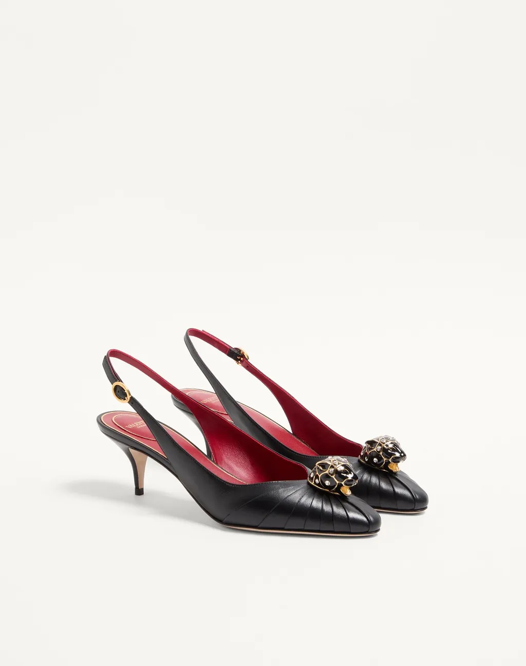 Valentino Panthea Embellished Slingback Pumps