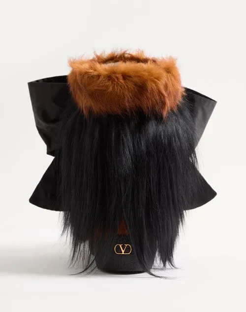 Valentino Snowish Vlogo Signature Bow Detailed Boots