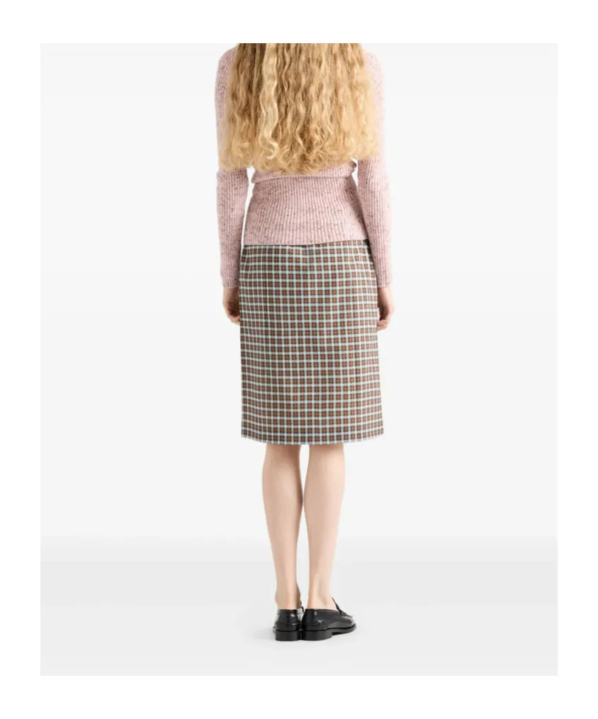 Prada Ribbed Knit Cardigan