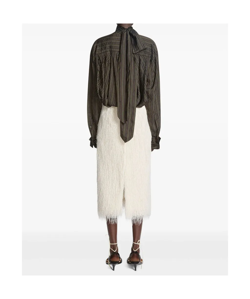 Dries Van Noten Fringed Skirt