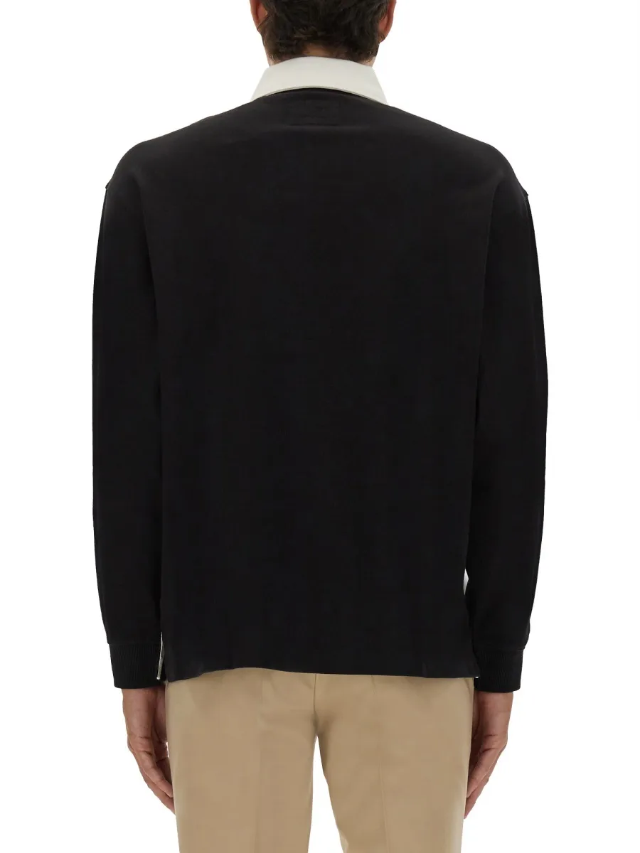 Long-Sleeved Polo Shirt