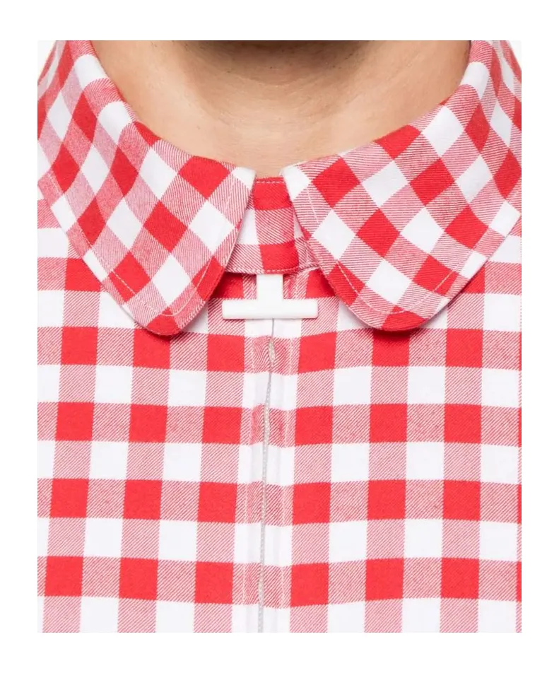 Gingham-Check Flannel Shirt
