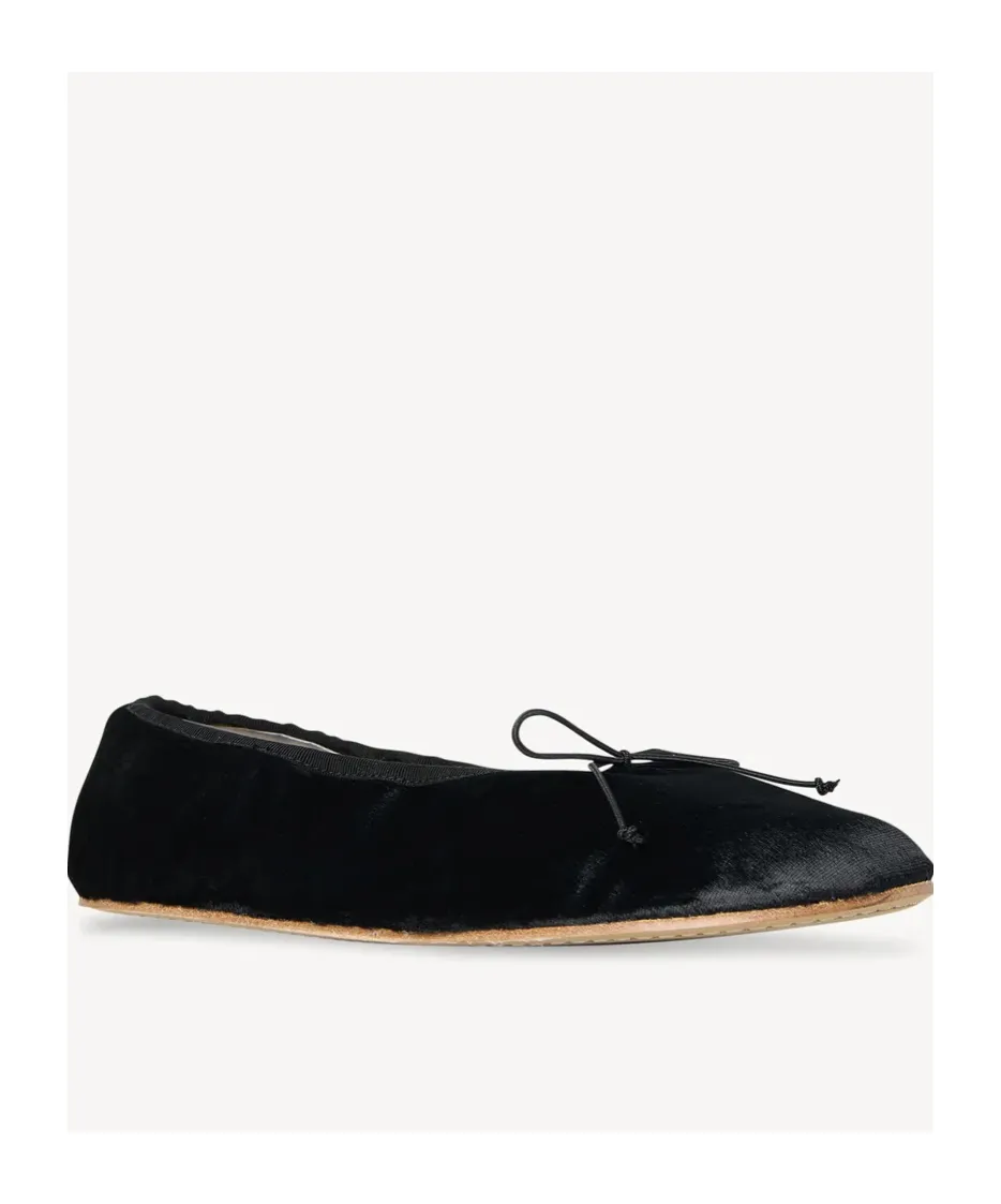 Velvet Ballet Flats