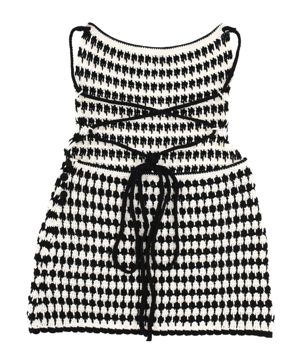 Houndstooth Dress