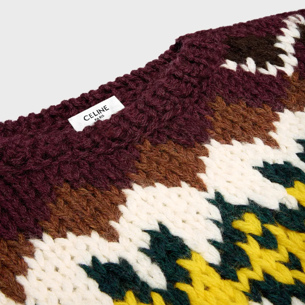 Crewneck Sweater In Fair Isle Wool
