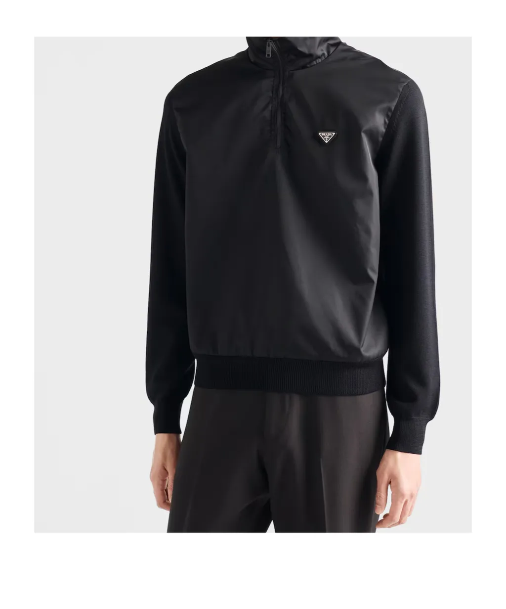 Superfine Wool Half-Zipper Sweater