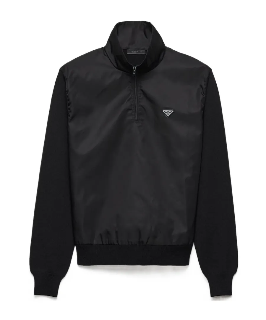 Superfine Wool Half-Zipper Sweater