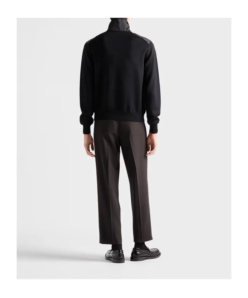 Superfine Wool Half-Zipper Sweater