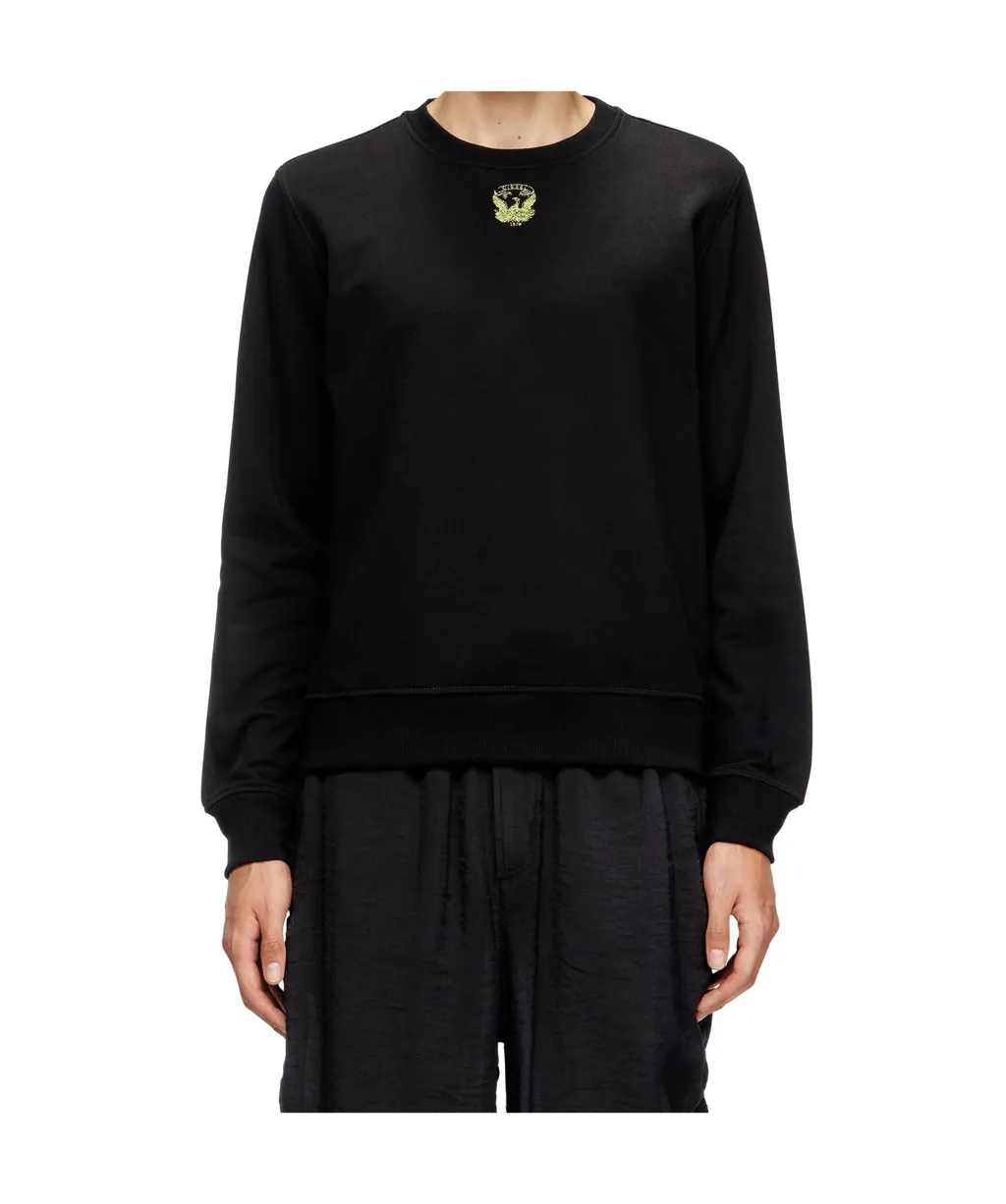 Embroidered Crew-Neck Sweatshirt