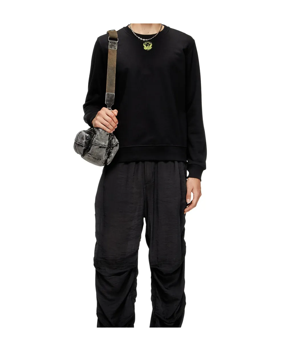Embroidered Crew-Neck Sweatshirt