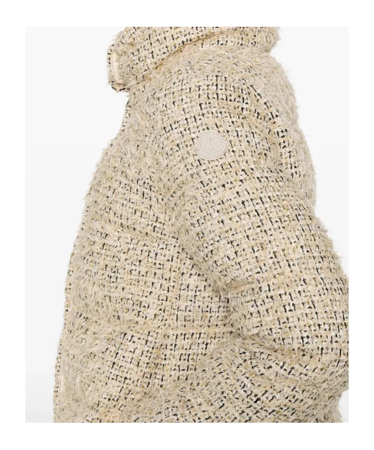 Moncler Cochelle Tweed Short Down Jacket