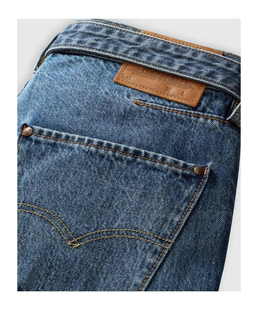 Twisted Baggy Wide Leg Jeans