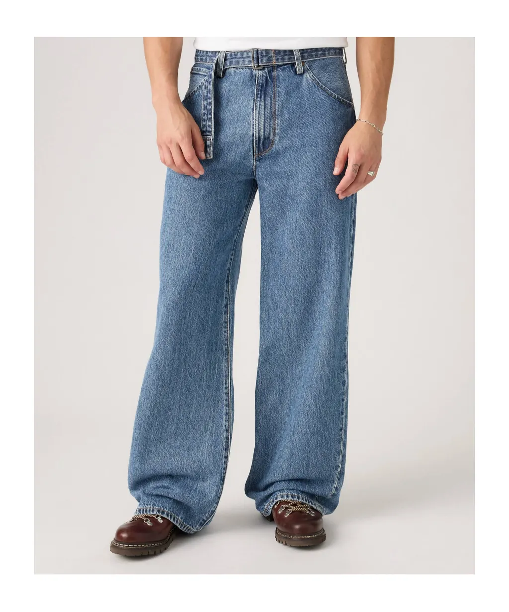 Twisted Baggy Wide Leg Jeans