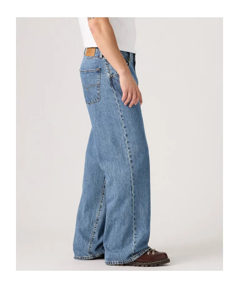 Twisted Baggy Wide Leg Jeans