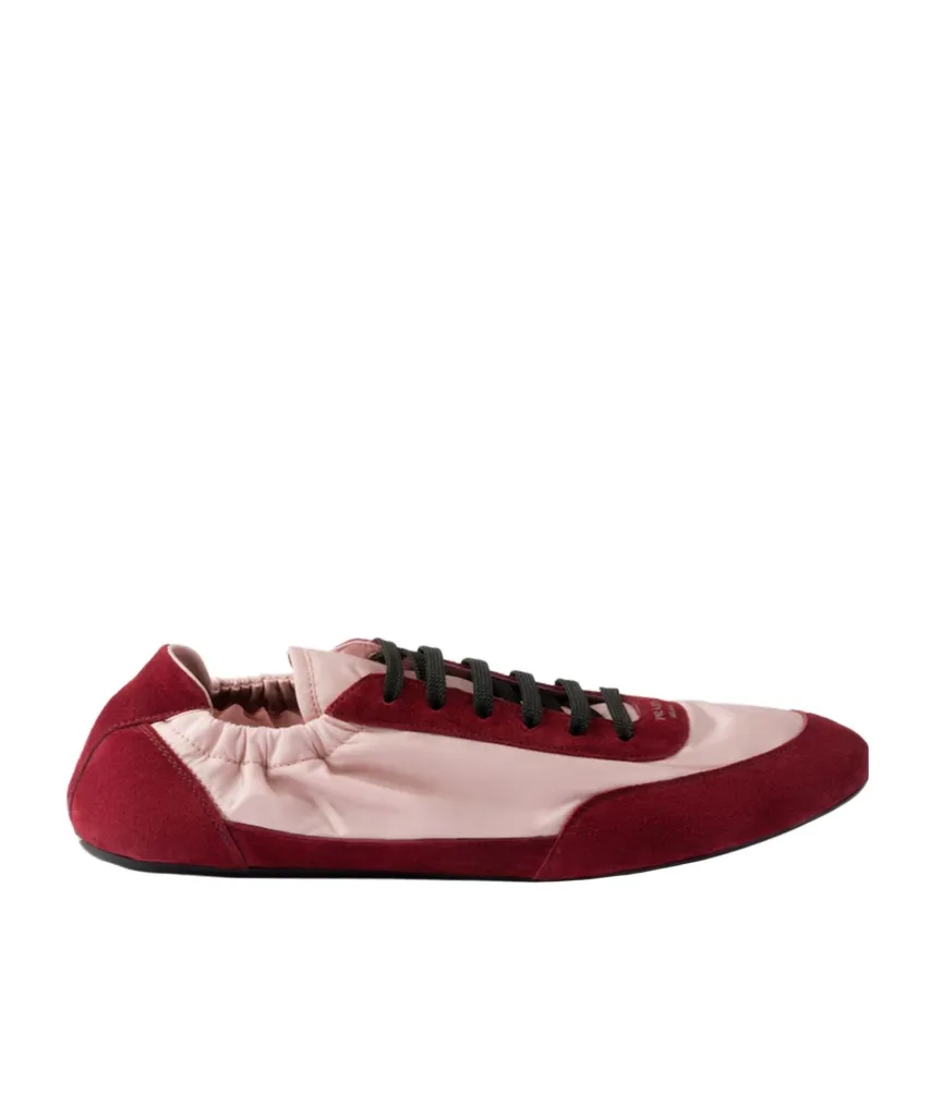 Prada Two-Toned Collapse Sneakers
